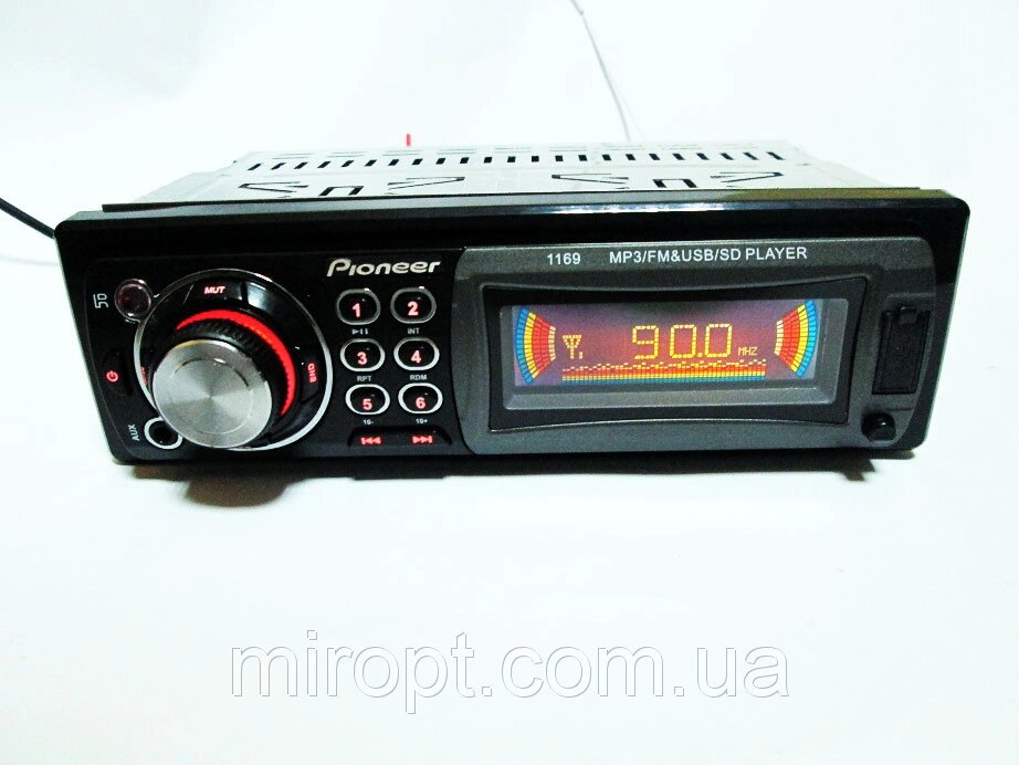 Автомагнітола 1169 — USB+SD+AUX+FM (4x50W) від компанії АВТОСТИЛЬ - фото 1