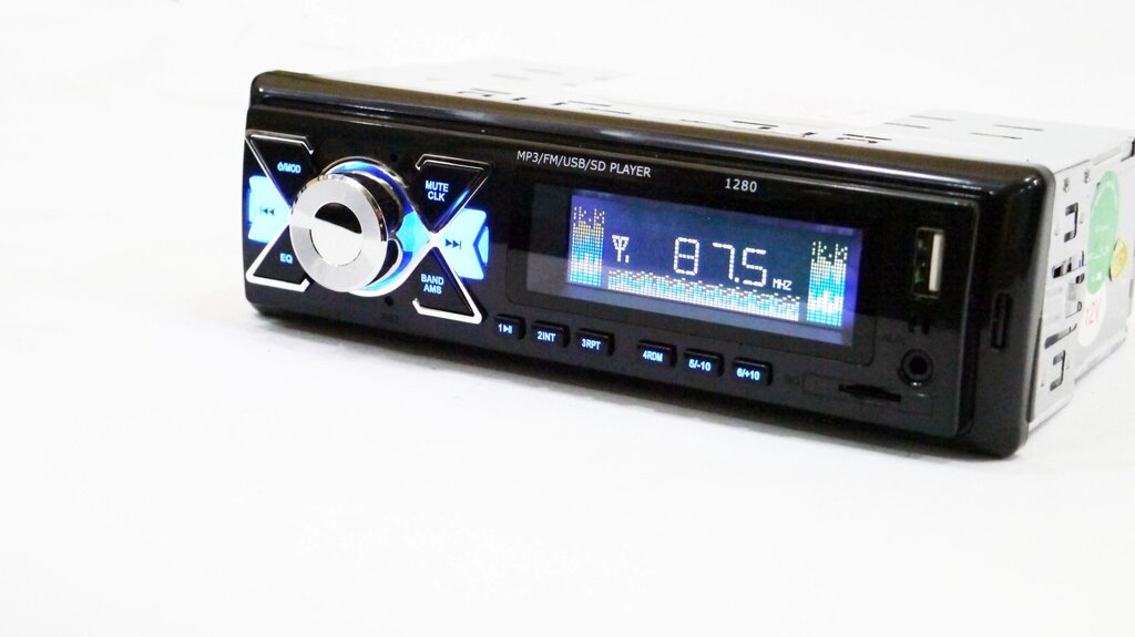 Автомагнітола 1280 ISO — MP3+FM+USB+microSD-карта! від компанії АВТОСТИЛЬ - фото 1