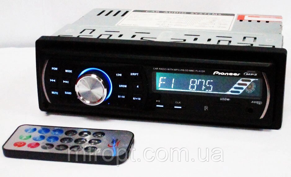 Автомагнітола 3700U Usb+Sd+Fm+Aux+ пульт від компанії АВТОСТИЛЬ - фото 1