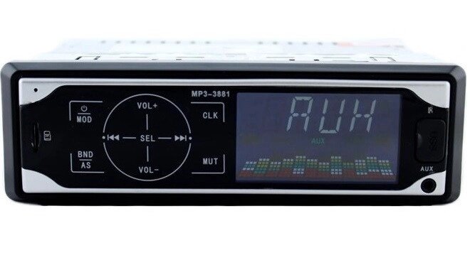 Автомагнітола 3881 ISO — MP3 Player, FM, USB, SD, AUX сенсорна магнітола від компанії АВТОСТИЛЬ - фото 1