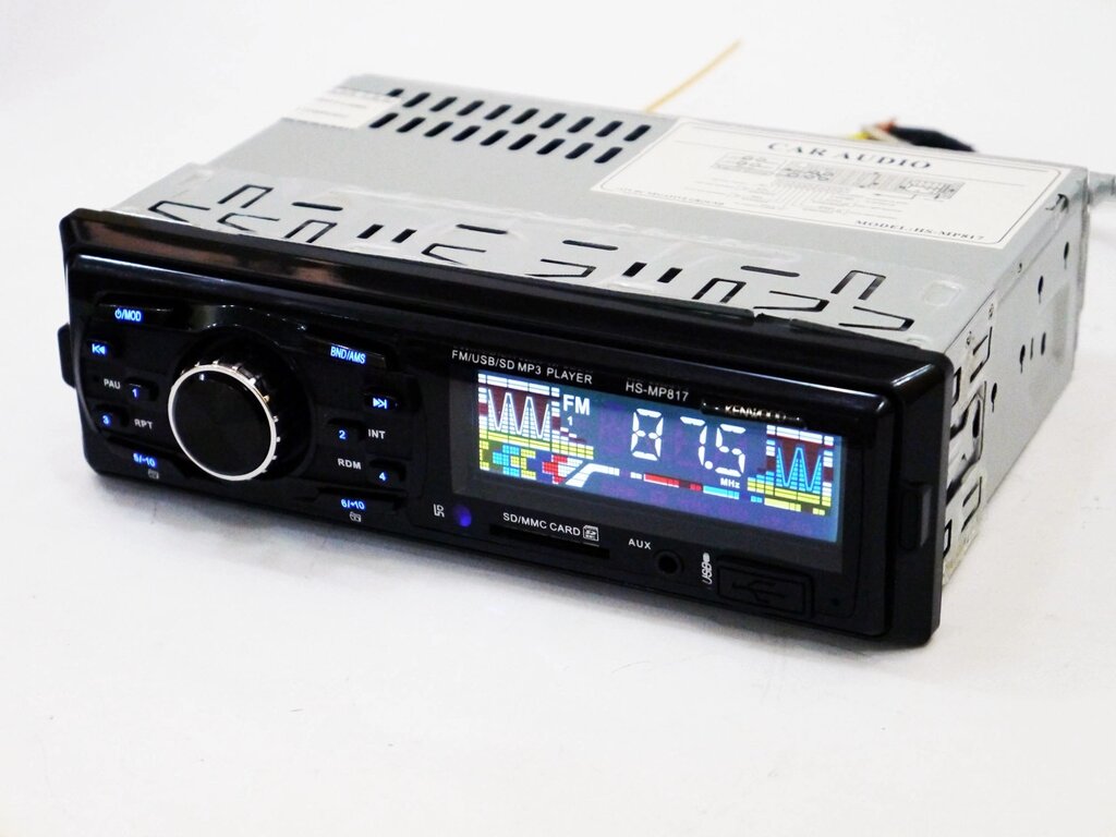 Автомагнітола HS-MP817 — MP3 Player+FM+USB+SD+AUX від компанії АВТОСТИЛЬ - фото 1