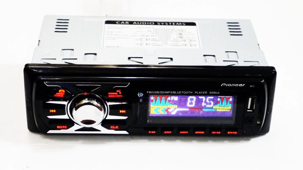 Автомагнітола MVH-4009U ISO + BLUETOOTH — MP3 Player, FM, USB, SD, AUX від компанії АВТОСТИЛЬ - фото 1