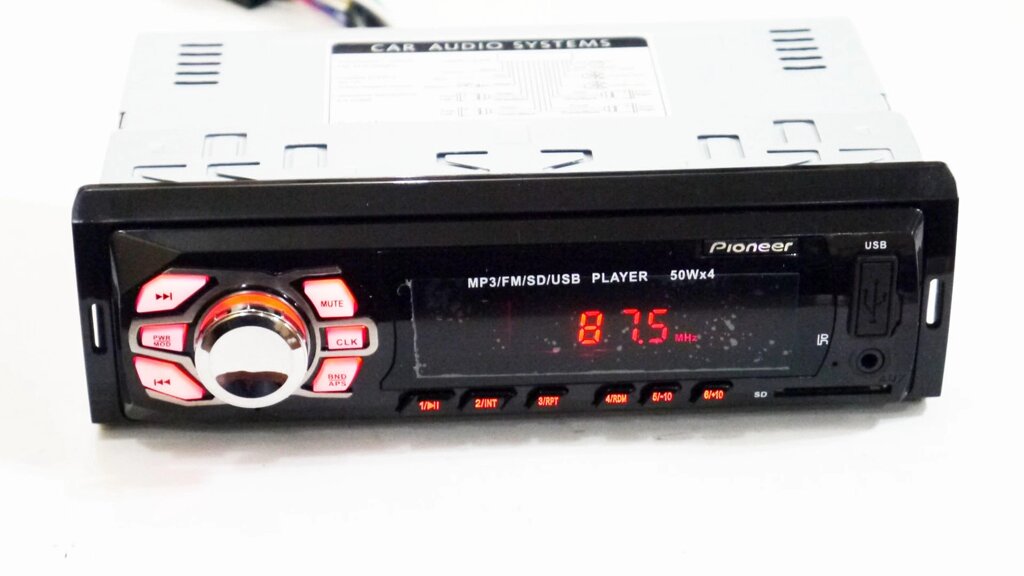 Автомагнітола MVH-4004U ISO - MP3 Player, FM, USB, SD, AUX від компанії АВТОСТИЛЬ - фото 1