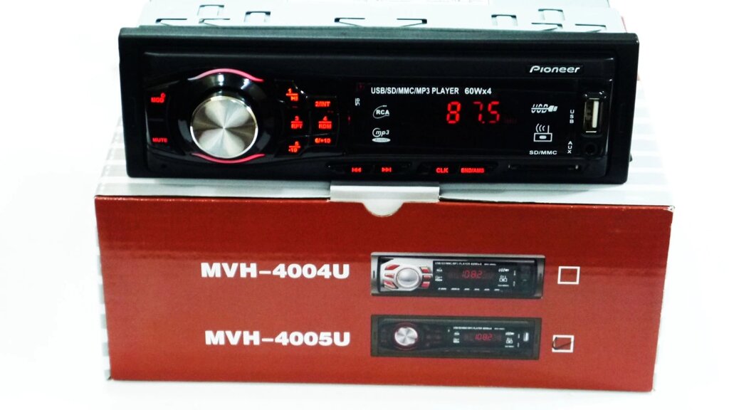 Автомагнітола MVH-4005U ISO - MP3 Player, FM, USB, SD, AUX від компанії АВТОСТИЛЬ - фото 1