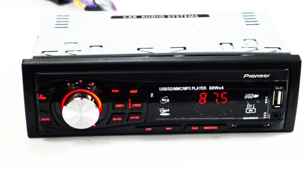 Автомагнітола MVH-4006U ISO - MP3 Player, FM, USB, SD, AUX від компанії АВТОСТИЛЬ - фото 1