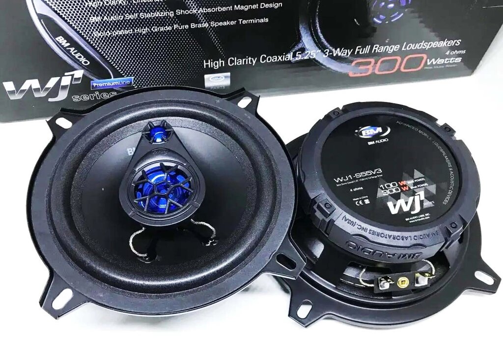 Автомобільна акустика BOSCHMANN BM AUDIO WJ1-S55V3 13 см 300 W 3-смугова від компанії АВТОСТИЛЬ - фото 1