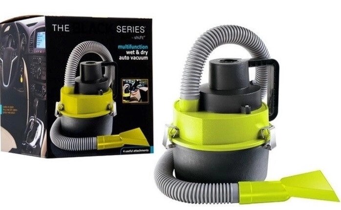 Автомобільний пилосос для сухого та вологого прибирання The Black Multifunction Wet And Dry Vacuum від компанії АВТОСТИЛЬ - фото 1