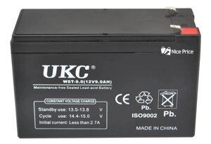 Батарея акумуляторна UKC 12v 9А 12 В 9А