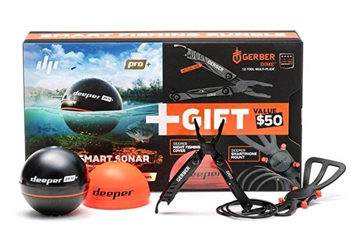 Cмарт-ехолот DEEPER PRO + WiFi + GPS (ITGAM0270) Christmas Bundle від компанії АВТОСТИЛЬ - фото 1