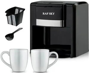 Електрична кавоварка на дві чашки Raf Sky RS7320