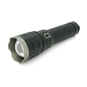 Ліхтар пошуковий PLD-AK138-1-TG LED PM60, 4 режими, power bank 8000mAh (4(2*18650, IP65, живлення від USB кабелю,