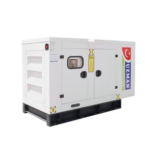 Генератор дизельний Uzman Ricardo 35 KVA/28KW, трифазний 230/400V, 50Hz, об'єм 100л, 2200x1000x1450 мм (AVR+ATS (АВР) в