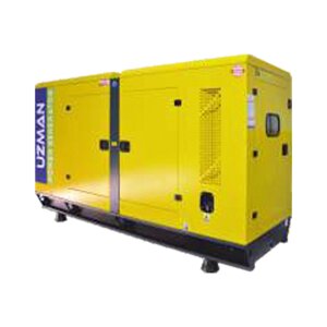 Генератор дизельний Uzman Ricardo 55 KVA/44KW, трифазний 230/400V, 50Hz, об'єм 100л, 2200x1000x1500 мм (AVR+ATS (АВР) в