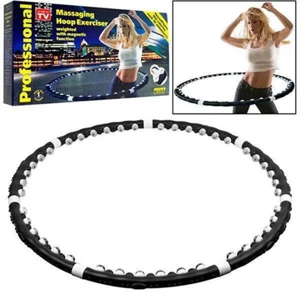 Хулахуп Масажний обруч Massaging Hoop Exerciser Professional Bra від компанії АВТОСТИЛЬ - фото 1