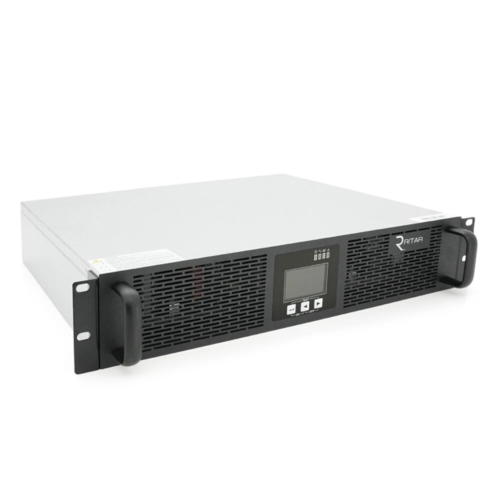 ИБП з правильною синусоїдою ONLINE Ritar RT-6KL-LCD, RACK 6000VA (5400Вт), 192В, Струм макс. 5A, під зовнішній АКБ, від компанії АВТОСТИЛЬ - фото 1