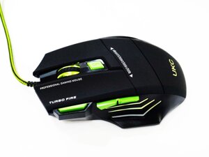 Ігрова миша UKC X-7 + килимок (USB провідна підсвітка RGB)
