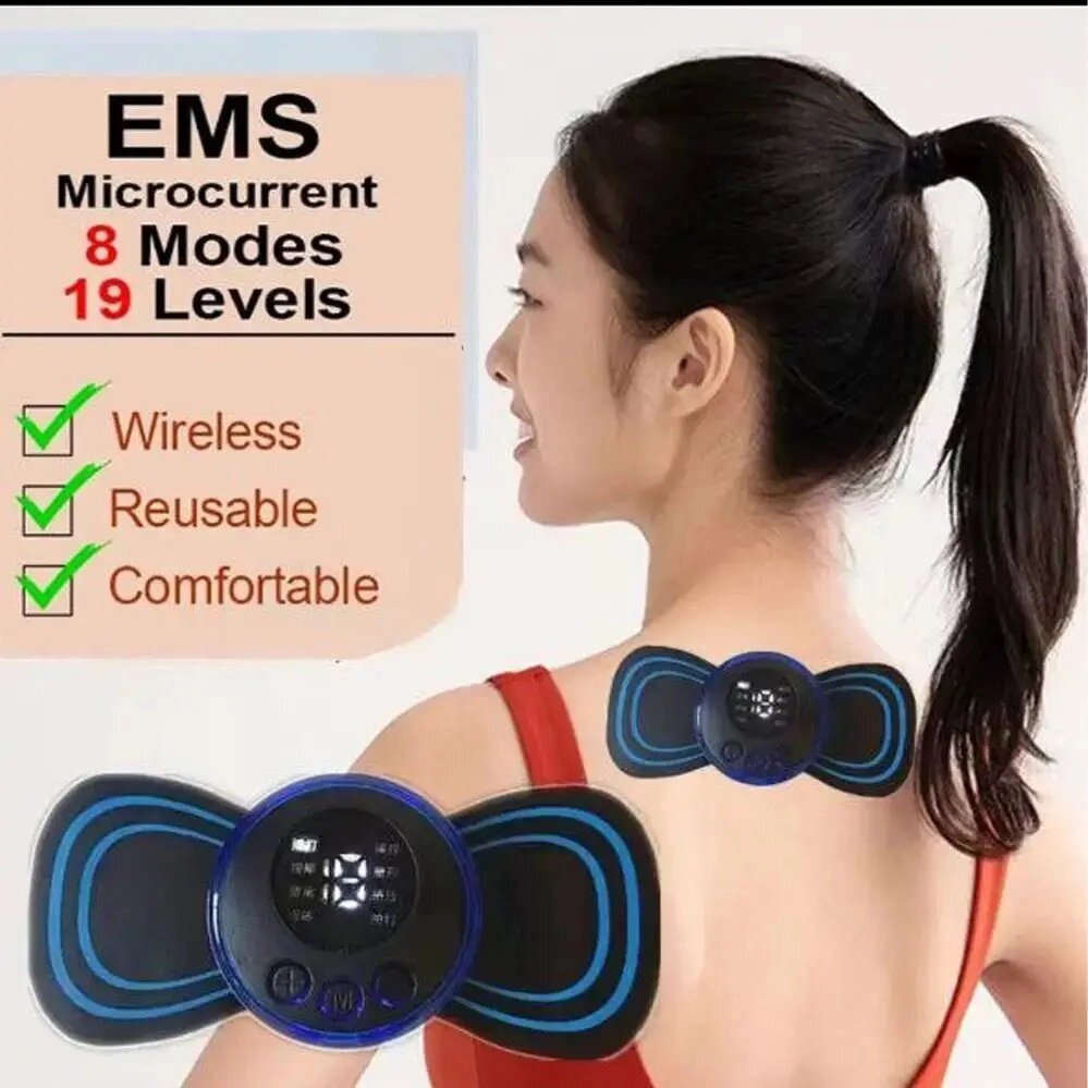 Імпульсний масажер міостимулятор EMS Mini Massage Stick від компанії АВТОСТИЛЬ - фото 1