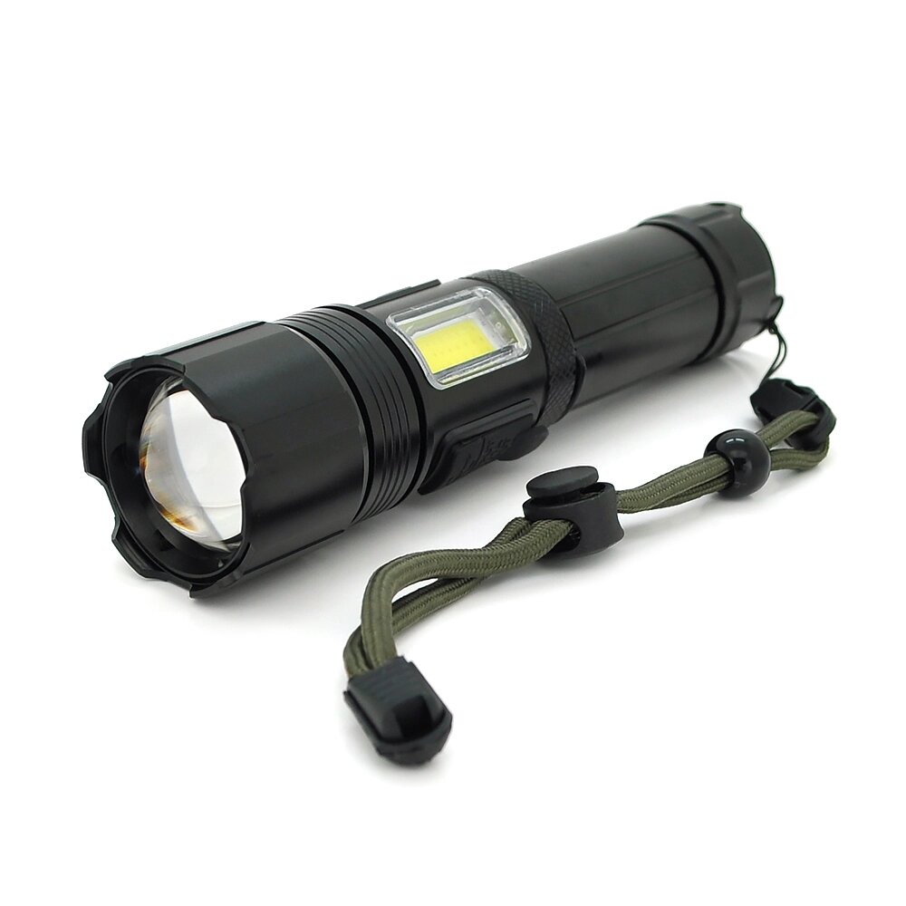 Ліхтар ручний Voltronic XHP70-XST1821, 1LED Cree XHP50.2, 19W, бічний світлодіод, 7 режими, ZOOM,18650/ААА /2600mah, від компанії АВТОСТИЛЬ - фото 1