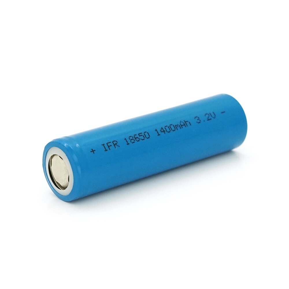 Літій-залізо-фосфатний акумулятор LiFePO4 IFR18650 1400mah, 3.2v, Blue від компанії АВТОСТИЛЬ - фото 1