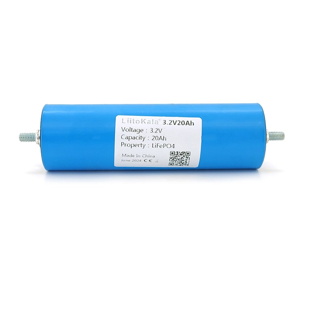 Літій-залізо-фосфатний акумулятор LiFePO4 LiitoKala, 20Ah, 3.2V, Blue, 350g від компанії АВТОСТИЛЬ - фото 1