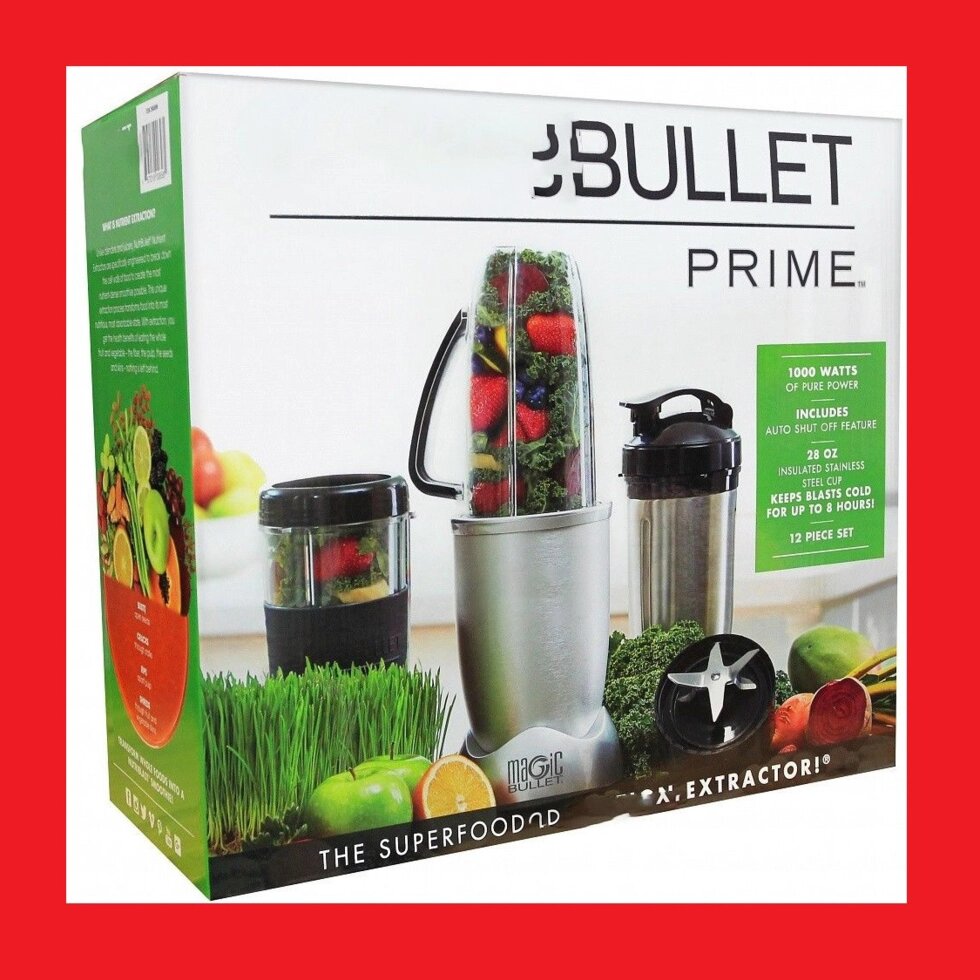 Magic Bullet Prime 1000W Кухонний комбайн від компанії АВТОСТИЛЬ - фото 1