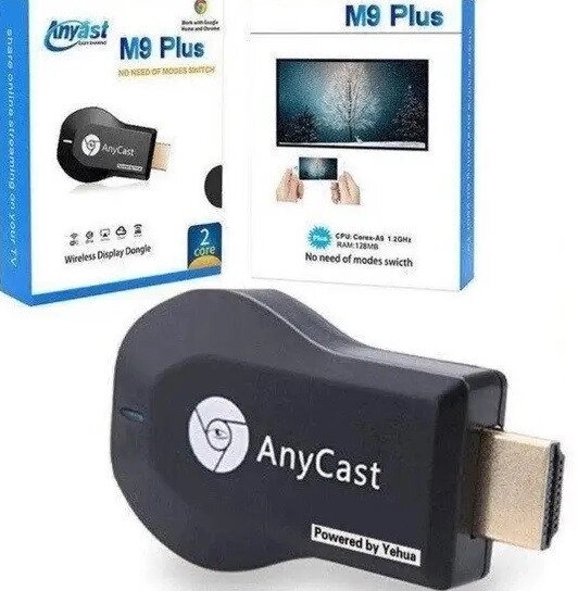 Медіаплеєр Miracast AnyCast M9 Plus HDMI з вбудованим Wi-Fi модулем від компанії АВТОСТИЛЬ - фото 1