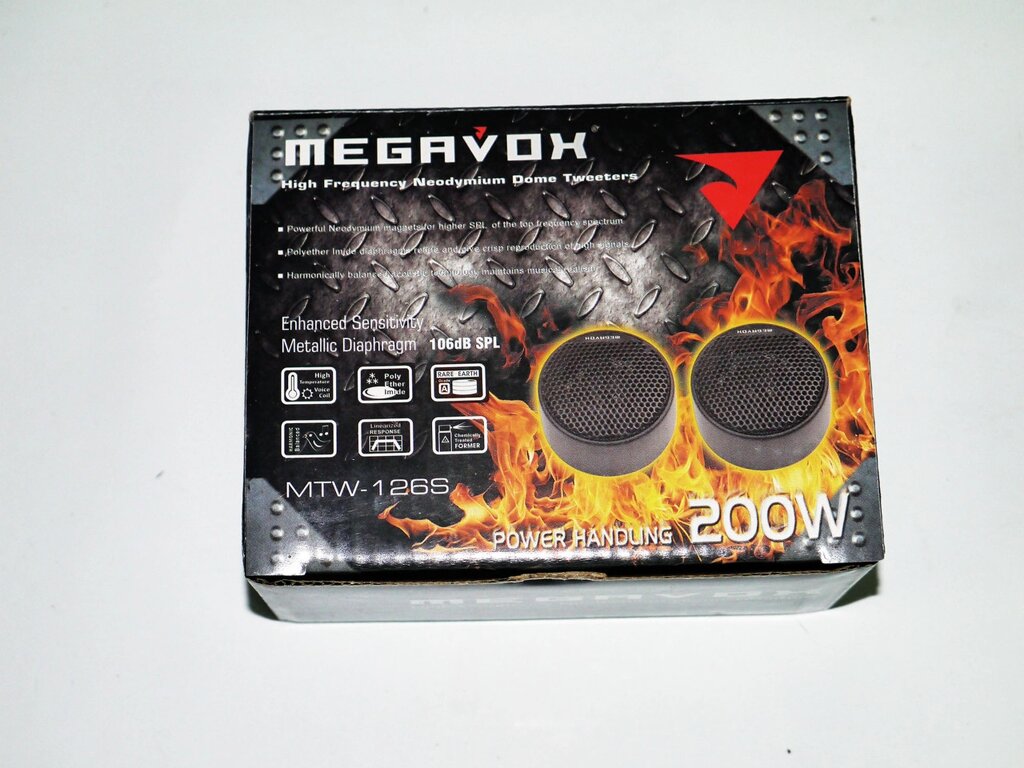 Megavox MTW-126S твітери (пищалки) 200W від компанії АВТОСТИЛЬ - фото 1