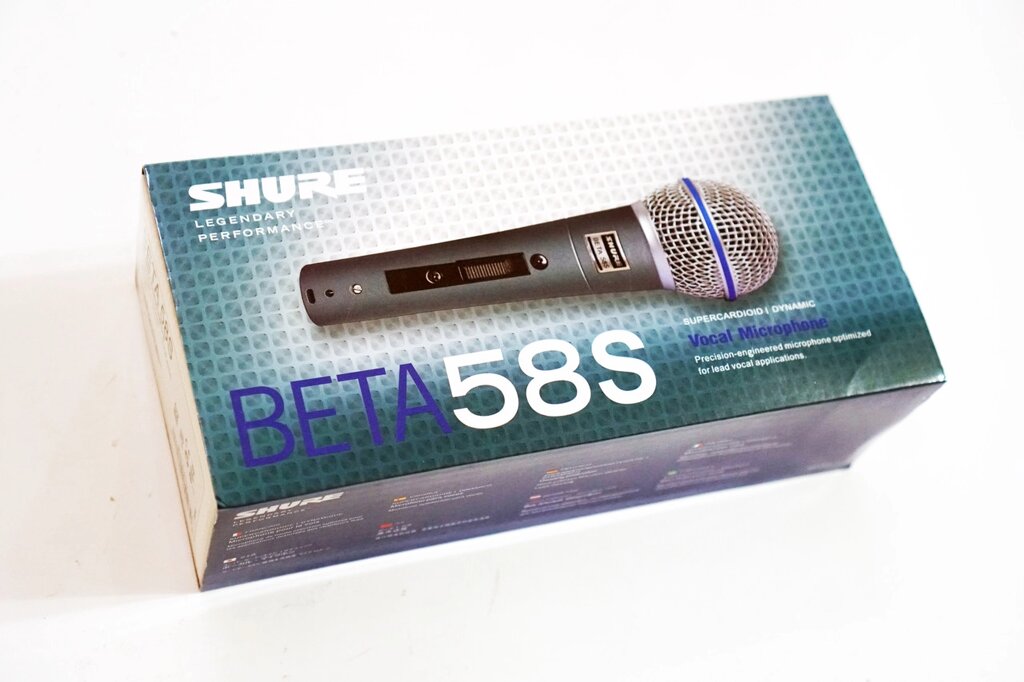 Мікрофон shure beta 58s провідний від компанії АВТОСТИЛЬ - фото 1