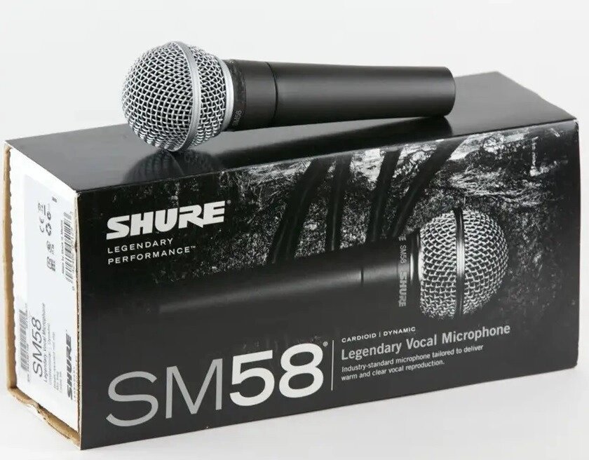 Мікрофон Shure SM58 дротовий від компанії АВТОСТИЛЬ - фото 1