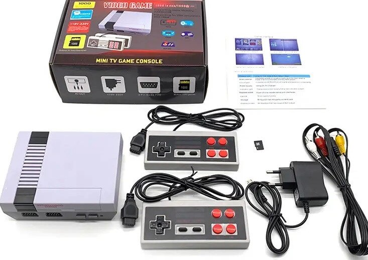 Mini TV Game Console 1000 ігри NES SFC GBA MD MAME (аналог Nintendo Entertainment System) від компанії АВТОСТИЛЬ - фото 1