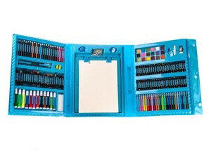 Набір для малювання валізу 208 предметів Колір синій
