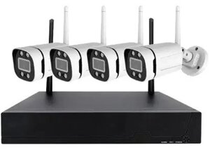 Набір відеоспостереження DVR wi-fi KIT HD720 4-канальний TS-8824C-4CH беспровотний