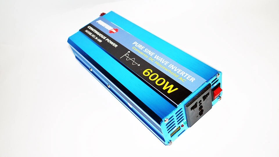 Перетворювач напруги інвертор Powerone 12 - 220V 600W - чиста синусоїда від компанії АВТОСТИЛЬ - фото 1