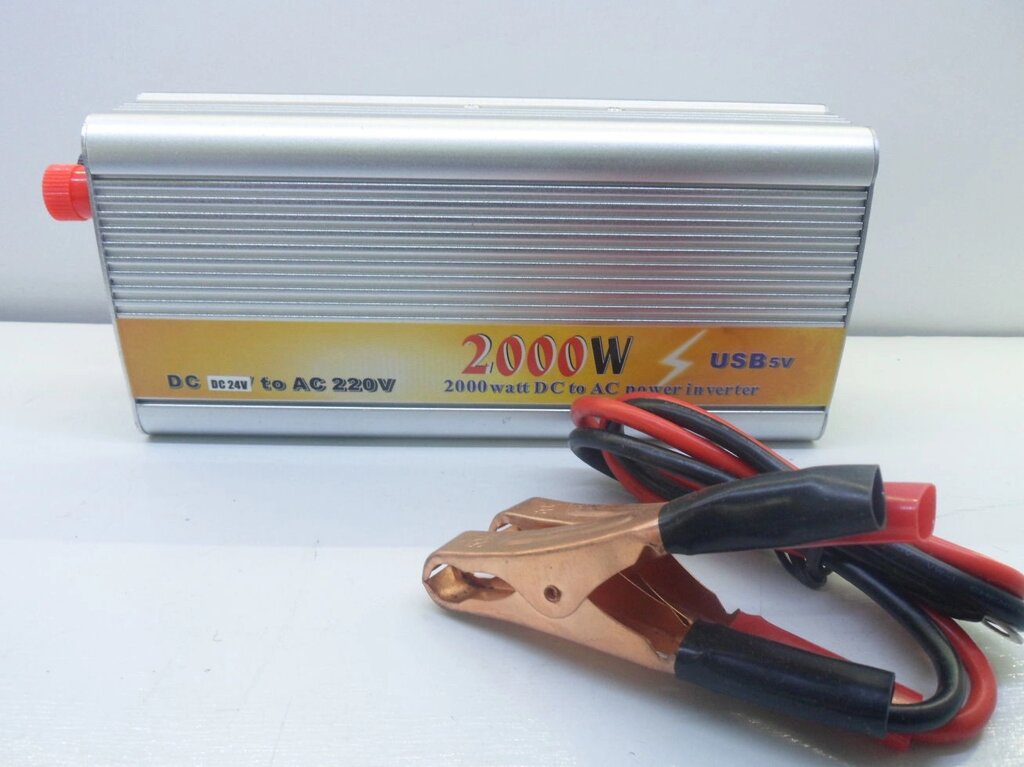 Перетворювач напруги (інвертор) UKC 24-220volt 2000w від компанії АВТОСТИЛЬ - фото 1