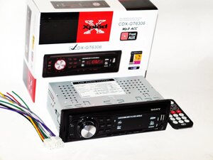 Автомагнитола CDX-GT6306 USB+SD+FM+AUX+ пульт (4x50W)