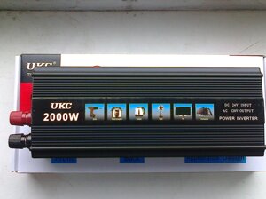 Перетворювач напруги (інвертор) UKC з 12 на 220volt 2000w