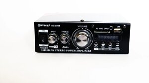 Підсилювач WVNGR WG-699BT USB Блютуз 300W+300W 2х канальний