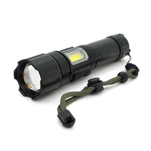 Ліхтар ручний Voltronic XHP70-XST1821, 1LED Cree XHP50.2, 19W, бічний світлодіод, 7 режими, ZOOM,18650/ААА /2600mah,