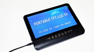 Портативний телевізор 9,5 "TV 901 USB + SD