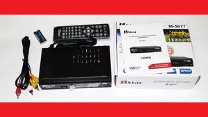 Mstar M-5677 Зовнішній тюнер DVB-T2 USB+HDMI