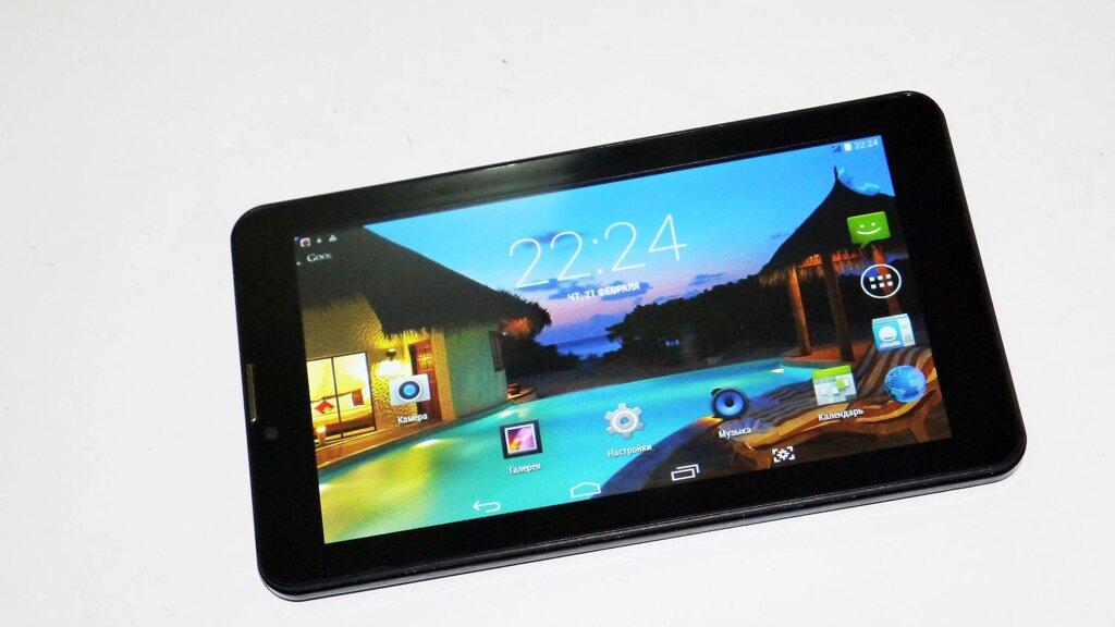7 &quot;Планшет-телефон Samsung 2Sim + 2ядра + 1Gb RAM + 3G + GPS + Android - гарантія