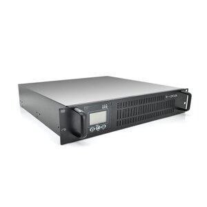 ДБЖ з правильною синусоїдою ONLINE Ritar RT-2KS-LCD, RACK 2000VA (1800Вт), 72В, Вбудована батарея 12V 7,5Ahх6шт