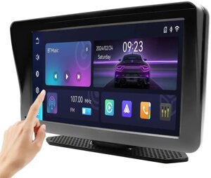 Універсальний сенсорний дисплей, монітор 7" car player 701W з Apple CarPlay та Android Auto