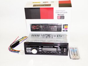 Автомагнитола CDX-GT1235 USB+SD+FM+AUX+ пульт (4x50W)