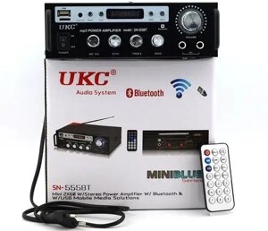 Підсилювач звуку UKC SN-555BT FM USB Bluetooth + Караоке