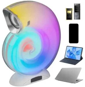 Настільна лампа з колоною RGB-підсвіткою Bluetooth L-39 mini