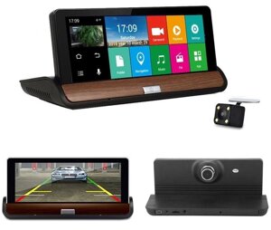 DVR T7 Відеореєстратор на торпеду -3 1 Android - Реєстратор, GPS навігатор, камера заднього виду