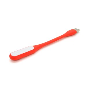 Ліхтарик гнучкий LED USB, Red, OEM