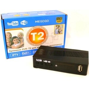 Цифровий ресивер DVB-T2 Megogo Small з підтримкою WiFi адаптера