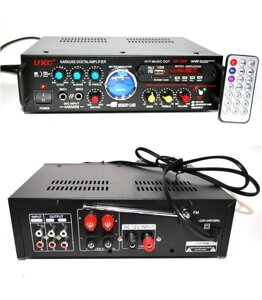 Підсилювач звуку UKC AV-339BT + USB + Fm + Mp3 + КАРАОКЕ + Bluetooth в Дніпропетровській області от компании АВТОСТИЛЬ